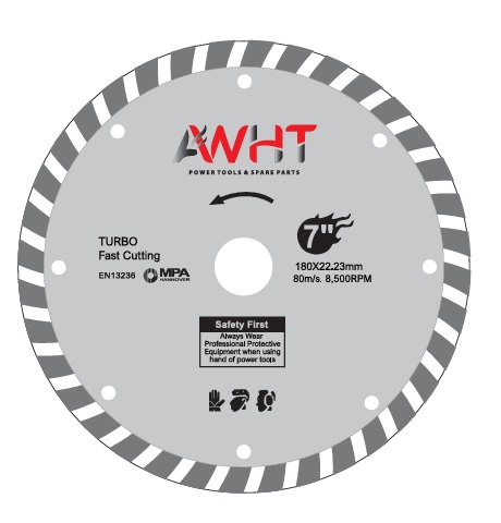 AWHT TURBO BLADE 180X22.23MM
