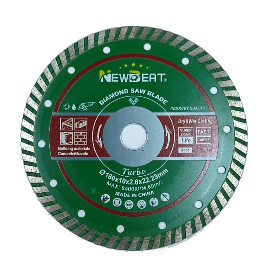 DIAMOND SAW BLADE TURBO 180X22.23 NEWBEAT